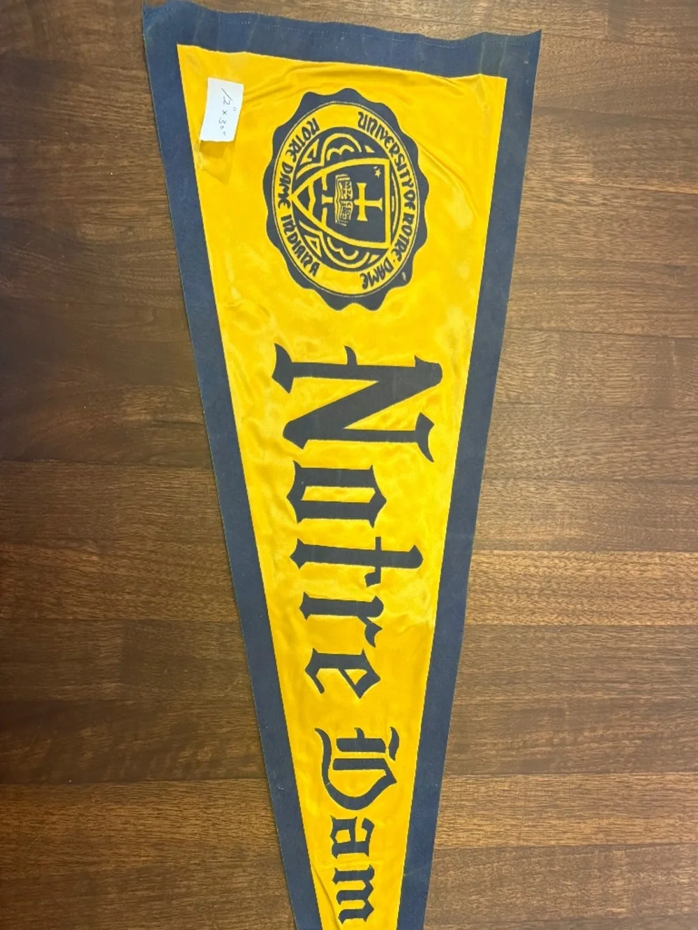 Vintage Notre Dame Pennant